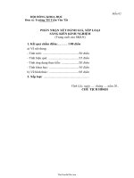 Mẫu: Phần nhận xét đánh giá, xếp loại sáng kiến kinh nghiệm10845