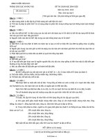 Đề thi chọn học sinh giỏi  Môn: Sinh học lớp 9  Đề chính thức12527