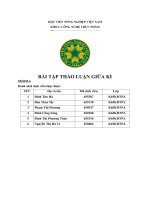 tiểu luận môn học khởi nghiệp tên dự án khởi nghiệp cửa hàng kinh doanh đồ ăn eat clean – heathy life 