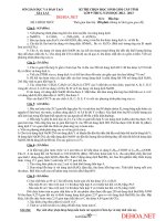 Đề thi chọn học sinh giỏi cấp tỉnh lớp 9 THCS (Gia Lai)11041