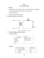 Giáo trình Điện tử cơ bản (Nghề: Cơ điện tử - Cao đẳng): Phần 2 - Trường CĐ nghề Việt Nam - Hàn Quốc thành phố Hà Nội