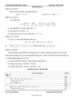 Tuyển tập đề thi học sinh giỏi Toán học 8 năm học: 2013  201414051