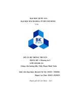 ĐỒ án hệ THỐNG TRUYỀN ĐỘNG thiết kế hệ thống dẫn động xe tải trên đường raytrụcphương án 5 