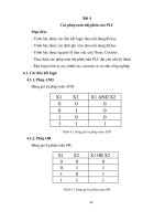 Giáo trình Lập trình PLC cơ bản (Nghề: Cơ điện tử - Cao đẳng): Phần 2 - Trường CĐ nghề Việt Nam - Hàn Quốc thành phố Hà Nội