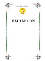 tiểu luận nguyên lý thống kê kinh tế đề tài nghiên cứu thống kê về tình hình làm thêm của sinh viên học viện ngân hàng