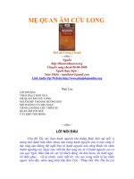 MẸ QUAN ÂM CỬU LONG