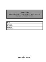 THUYẾT MINH  BIỆN PHÁP THI CÔNG CỌC KHOAN NHỒI THÍ NGHIỆM ĐẦY ĐỦ MỚI NHẤT 2022