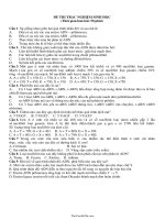 40 câu hỏi trắc nghiệm môn Sinh học lớp 1214128