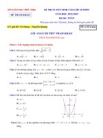 Đề thi thử vào lớp 10 THPT môn Toán năm 2022-2023 có đáp án - Sở GD&ĐT Phú Thọ