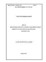 HOÀN THIỆN PHÁP LUẬT ĐIỀU CHỈNH HOẠT ĐỘNG ĐẦU TƯ CỦA NGÂN HÀNG THƯƠNG MẠI TẠI VIỆT NAM (Luận văn Thạc sĩ)