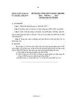 Đề thi học sinh giỏi  Môn: Sinh học  Lớp 9  Đề 4217828