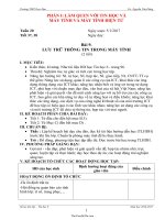 Kế hoạch bài học Tin học 6  Bài 9: Lưu trữ thông tin trong máy tính (2 tiết)  Năm học 20162017  Nguyễn Văn Dũng17074