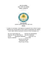 Ý nghĩa của bài học kết hợp sức mạnh dân tộc với sức mạnh thời đại, sức mạnh trong nước với sức mạnh quốc tế trong cuộc chiến chống đại dịch COVID  19 ở việt nam hiện nay