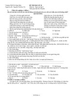 Đề thi học kỳ II môn thi : ngữ văn lớp 8 thời gian làm bài: 90 phút19564