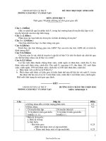 Đề thi chọn học sinh giỏi Sinh học lớp 9 (Có đáp án)  Đề số 12  UBND huyện Lệ Thủy17428