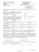 Đề thi giữa học kì I Vật lí lớp 12  Mã đề 209  Năm học 20162017  Trường THPT Nhân Chính16671