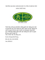 Trình bày mối quan hệ biện chứng giữa lực lượng sản xuất và quan hệ sản xuất  phân tích thực trạng của lực lượng sản xuất và quan hệ sản xuất ở nước ta trong giai đoạn hiện nay 