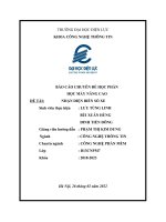 BÁO cáo CHUYÊN đề học PHẦN học máy NÂNG CAO đề tài NHẬN DIỆN BIỂN số XE 