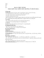 Giáo án Địa lý 7 bài 18: Thực hành nhận biết đặc điểm môi trường ở đới ôn hoà20471