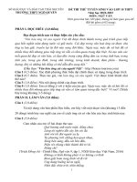 Đề thi thử vào lớp 10 THPT môn Ngữ văn năm 2022-2023 có đáp án - Trường THPT Ngô Quyền