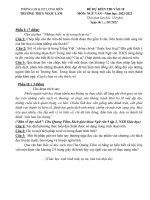 Đề thi thử vào lớp 10 THPT môn Ngữ văn năm 2022-2023 có đáp án - Trường THCS Ngọc Lâm