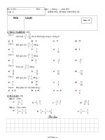 Bài giảng môn toán lớp 6  Kiểm tra số học chương III21065