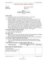 Kế hoạch bài học Tin học 6  Tiết 55+56, Bài 3: Chỉnh sửa văn bản (2 tiết)  Năm học 20162017  Nguyễn Văn Dũng17056