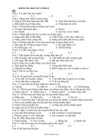 40 câu hỏi trắc nghiệm Sinh học lớp 819493