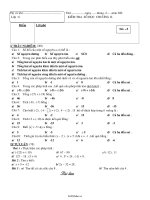 Bài giảng môn toán lớp 6  Kiểm tra số học chương II20629