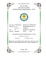 Lý luận tích luỹ tư bản của c mác và sự vận dụng vào phát triển kinh tế của việt nam hiện nay