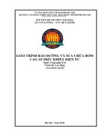Giáo trình Bảo dưỡng và sửa chữa bơm cao áp điều khiển điện tử (Nghề: Công nghệ ô tô - Cao đẳng): Phần 1 - Trường CĐ nghề Việt Nam - Hàn Quốc thành phố Hà Nội