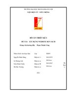 ĐỒ án THIẾT kế i đề tài xây DỰNG WEBSITE bán SÁCH 