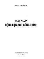 Động lực công trình (bài tập) 