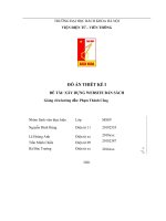 ĐỒ án THIẾT kế i đề tài xây DỰNG WEBSITE bán SÁCH 