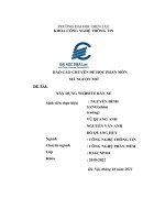 BÁO cáo CHUYÊN đề học PHẦN môn mã NGUỒN mở đề TÀI xây DỰNG WEBSITE bán XE 