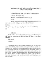 Tổng hợp thảo luận môn luật hình sự 3 phần các tội phạm