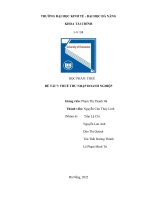 TIỂU LUẬN  học PHẦN THUẾ đề tài 7 THUẾ THU NHẬP DOANH NGHIỆP 