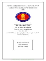 TIỂU LUẬN phân tích nội dung và giá trị của tư tưởng đạo đức hồ chí minh  liên hệ thực tiễn 