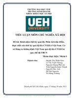 Khái niệm thời kỳ quá độ  phân tích dặc điểm, thực chất của thời kỳ quá độ lên CNXH ở việt nam  cơ sở đảng ta khẳng định việt nam quá độ lên CNXH bỏ qua chế độ TBCN 