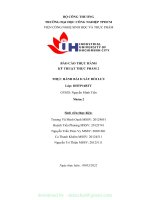 BÁO cáo THỰC HÀNH kỹ THUẬT THỰC PHẨM 2 THỰC HÀNH bài 8 sấy đối lưu 