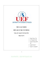 TIỂU LUẬN NHÓM môn QUẢN TRỊ văn PHÒNG công ty phạm phúc gia (PPG holdings) (1) 
