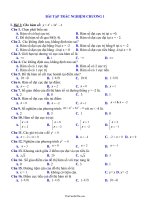 40 câu hỏi trắc nghiệm chương 1 Giải tích 1223832