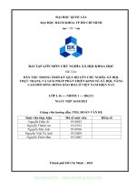 DÂN tộc TRONG THỜI kỳ QUÁ độ lên CHỦ NGHĨA xã hội  THỰC TRẠNG và GIẢI PHÁP PHÁT TRIỂN KINH tế xã hội, NÂNG CAO đời SỐNG ĐỒNG bào HOA ở VIỆT NAM HIỆN NAY 