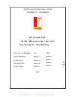 ĐỒ án THIẾT kế i đề tài xây DỰNG WEBSITE bán SÁCH 