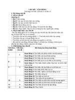 GIÁO ÁN CHỦ ĐỀ VẬN ĐỘNG SINH HỌC lớp8 CV 5512