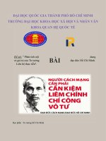 slide thuyết trình tiểu luận phân tích nội dung và giá trị của tư tưởng đạo đức hồ chí minh  liên hệ thực tiễn 