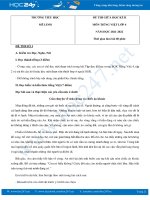 Bộ 3 đề thi giữa HK2 môn Tiếng Việt 4 có đáp án năm 2021-2022 Trường TH Mê Linh