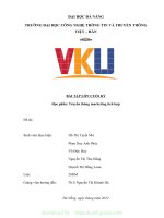 BÀI tập lớn CUỐI kỳ học phần truyền thông marketing tích hợp công ty TNHH SONY electronics việt nam 