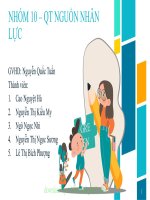slide thuyết trình tiểu luận hệ THỐNG QUẢN TRỊ NGUỒN NHÂN lực TÍCH hợp VINCOMRETAIL 