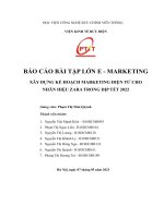 Xây dựng kế hoạch marketing điện tử cho nhãn hiệu zara trong dịp tết 2022